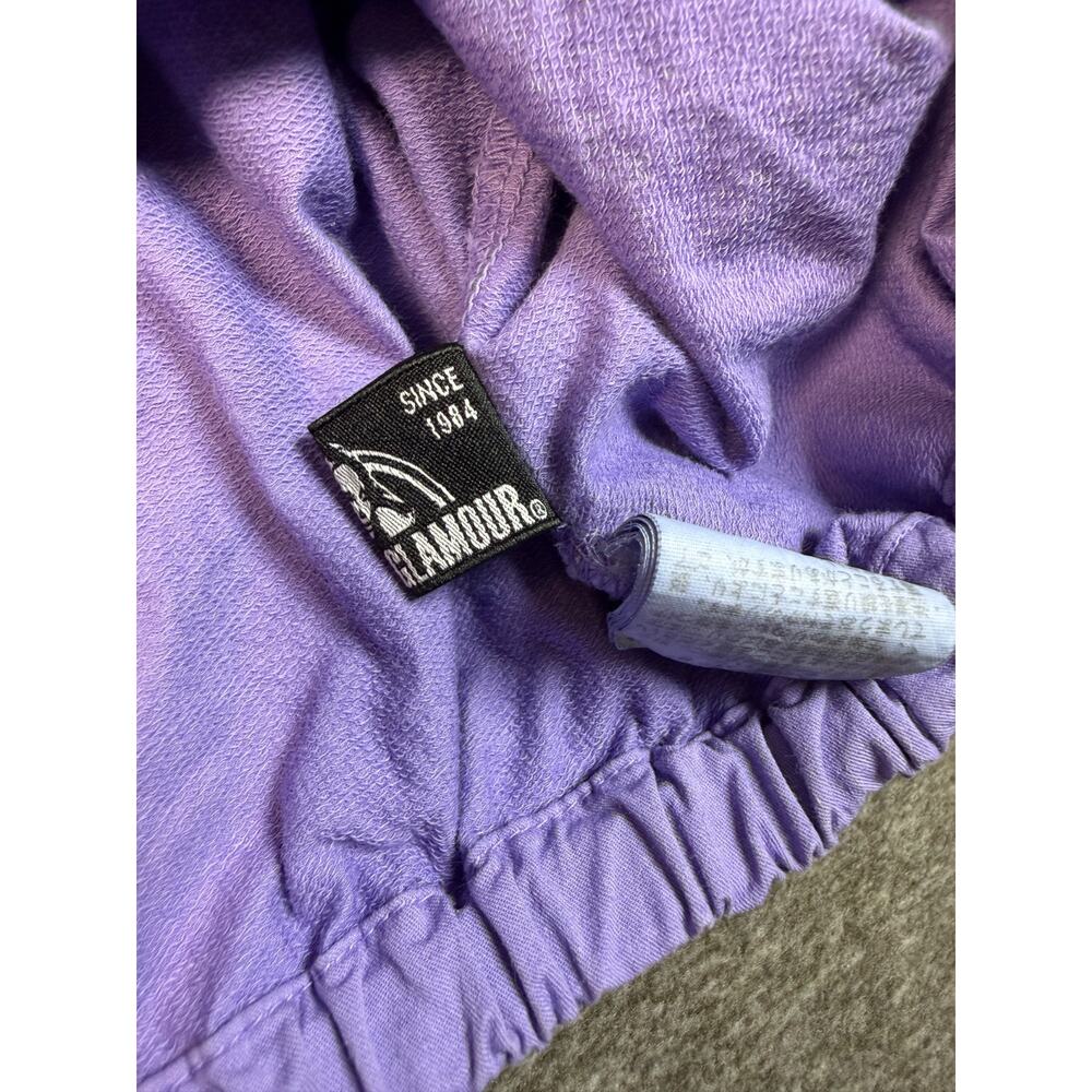 VTG Hysteric Glamour Purple Dreams Burn Down Cropped Puff Sleeve Top One Size - Picture 6 of 10